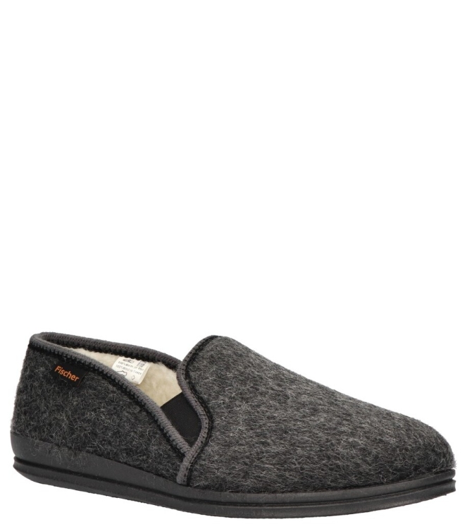 Fischer pantoffel <span>2610 82</span> 2610 82 grijs - www.bremmerschoenen.info - Bremmer Schoenen