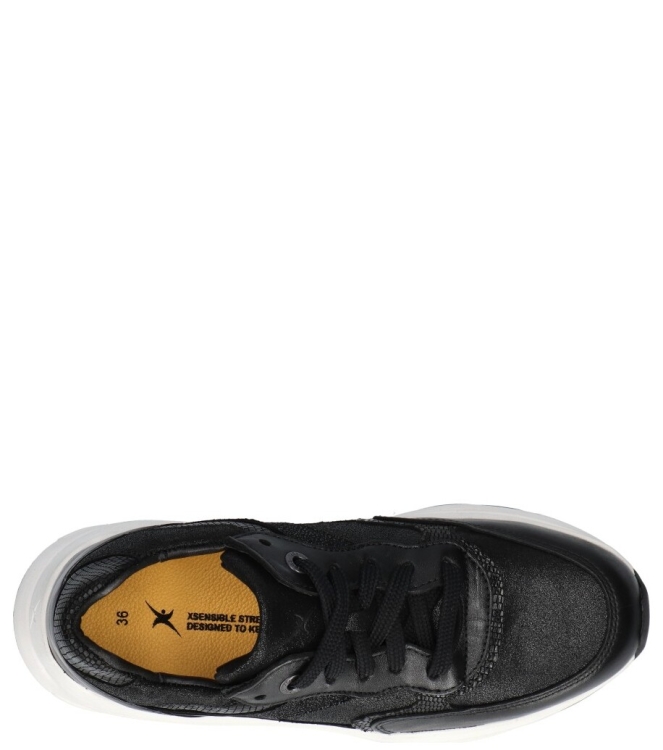 Xsensible sneaker <span>33002.4 001 Ponte Vecchio G</span> 33002.4 001 Ponte Vecchio G zwart - www.bremmerschoenen.info - Bremmer Schoenen