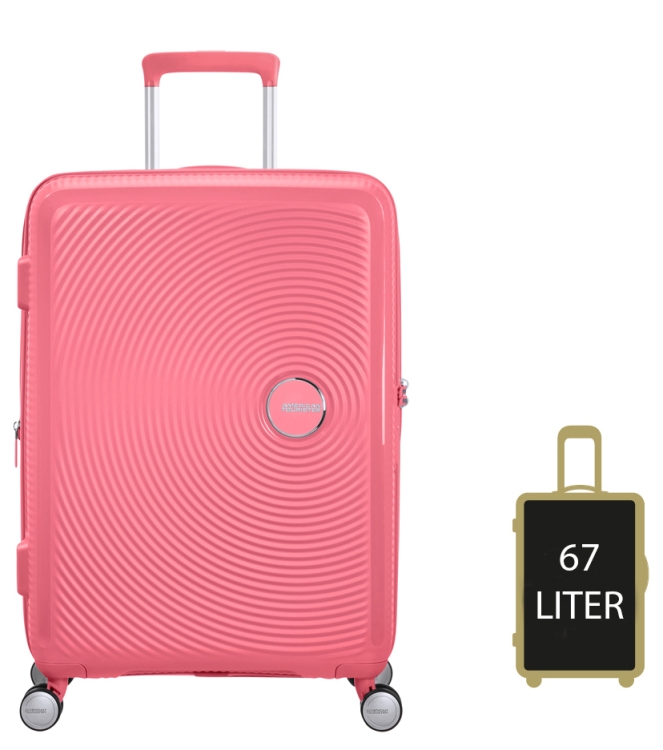 AT koffer <span>88473 A039 Soundbox Spinner 67</span> 88473 A039 Soundbox Spinner 67 rose - www.bremmerschoenen.info - Bremmer Schoenen