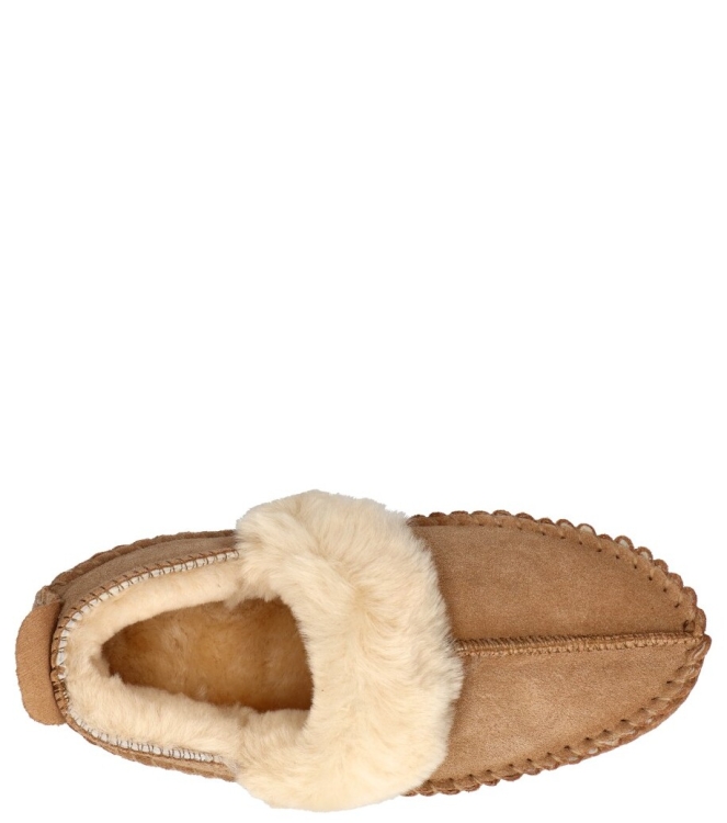 Warmbat pantoffel <span>Barrine women BAR341026 Camel</span> Barrine women BAR341026 Camel cognac - www.bremmerschoenen.info - Bremmer Schoenen