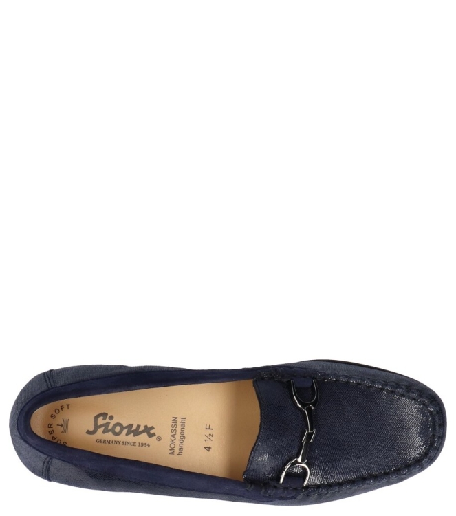 Sioux instapper <span>40070 Cortizia 735</span> 40070 Cortizia 735 blauw - www.bremmerschoenen.info - Bremmer Schoenen