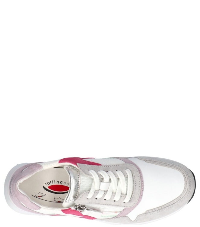Gabor Gabor sneaker <span>46.957.41</span> 41 weis/grey/camelia k. Gabor sneaker <span>46.957.41</span> 46.957.41 wit - www.bremmerschoenen.info - Bremmer Schoenen