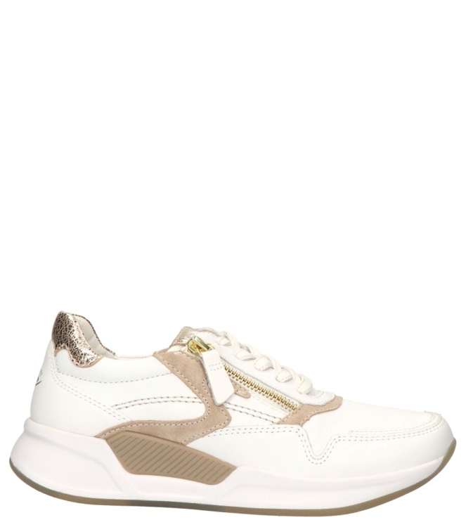 Gabor Gabor sneaker <span>46.957.52</span> 52 weiss/oasi (gold) Gabor sneaker <span>46.957.52</span> 46.957.52 wit - www.bremmerschoenen.info - Bremmer Schoenen
