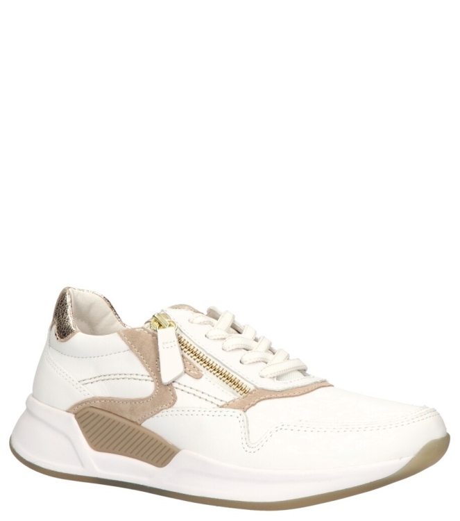 Gabor Gabor sneaker <span>46.957.52</span> 52 weiss/oasi (gold) Gabor sneaker <span>46.957.52</span> 46.957.52 wit - www.bremmerschoenen.info - Bremmer Schoenen