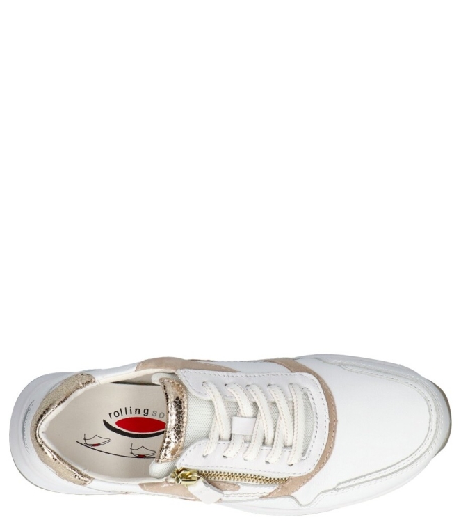 Gabor Gabor sneaker <span>46.957.52</span> 52 weiss/oasi (gold) Gabor sneaker <span>46.957.52</span> 46.957.52 wit - www.bremmerschoenen.info - Bremmer Schoenen