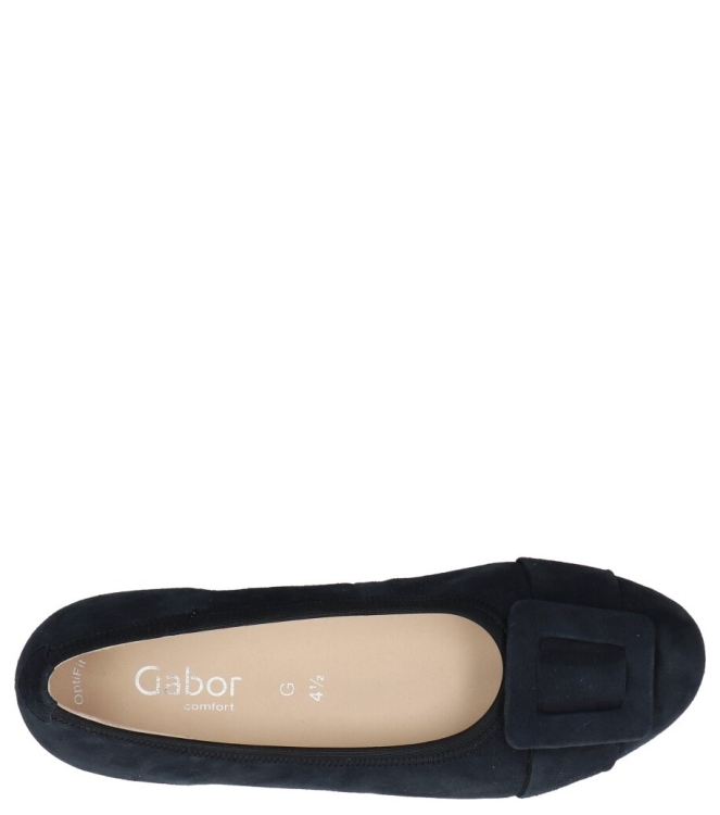 Gabor ballerina <span>42.466.46</span> 42.466.46 blauw - www.bremmerschoenen.info - Bremmer Schoenen