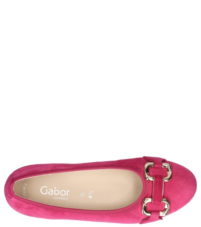 Gabor Ballerina <span>42.462.21</span> 42.462.21 rose - www.bremmerschoenen.info - Bremmer Schoenen