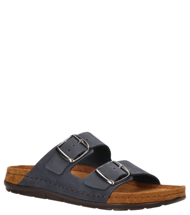 Rohde slipper <span>5865 56</span> 5865 56 blauw - www.bremmerschoenen.info - Bremmer Schoenen