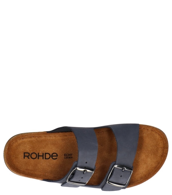 Rohde slipper <span>5865 56</span> 5865 56 blauw - www.bremmerschoenen.info - Bremmer Schoenen