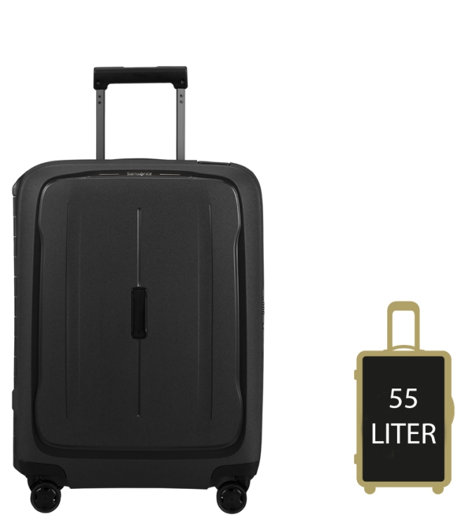 Samsonite Trolley <span>146909 1374 Essens spinner 55</span> 146909 1374 Essens spinner 55 zwart - www.bremmerschoenen.info - Bremmer Schoenen
