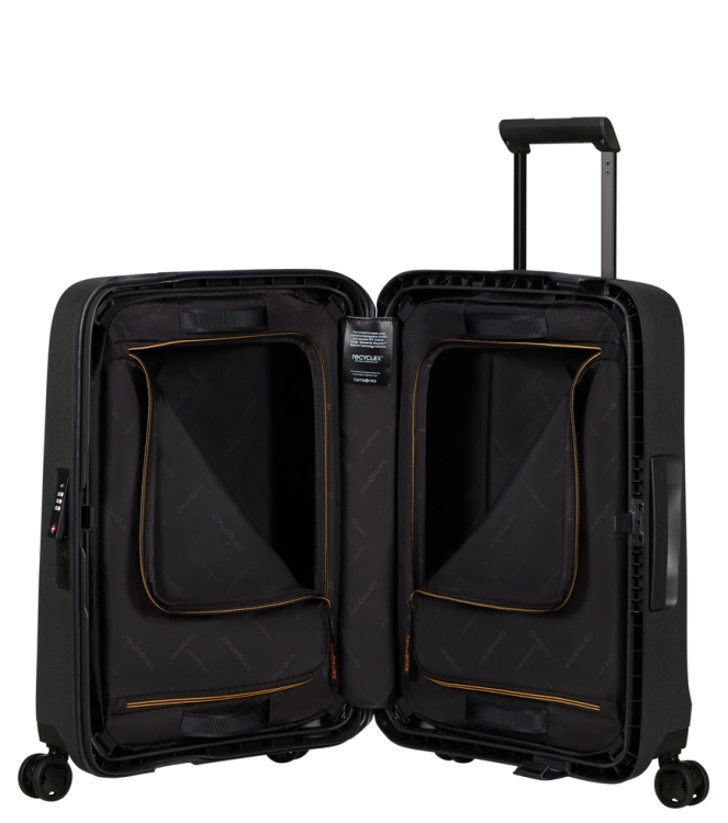 Samsonite Trolley <span>146909 1374 Essens spinner 55</span> 146909 1374 Essens spinner 55 zwart - www.bremmerschoenen.info - Bremmer Schoenen