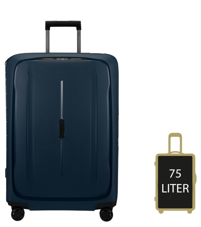 Samsonite Koffer <span>146912 1549 Essens Spinner 75</span> 146912 1549 Essens Spinner 75 blauw - www.bremmerschoenen.info - Bremmer Schoenen