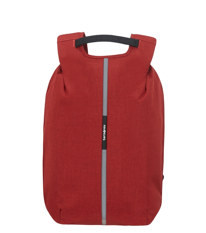 Samsonite rugtas met laptopvak <span>128822 1361 Securipak Laptop Backpack</span> 128822 1361 Securipak Laptop Backpack rood - www.bremmerschoenen.info - Bremmer Schoenen