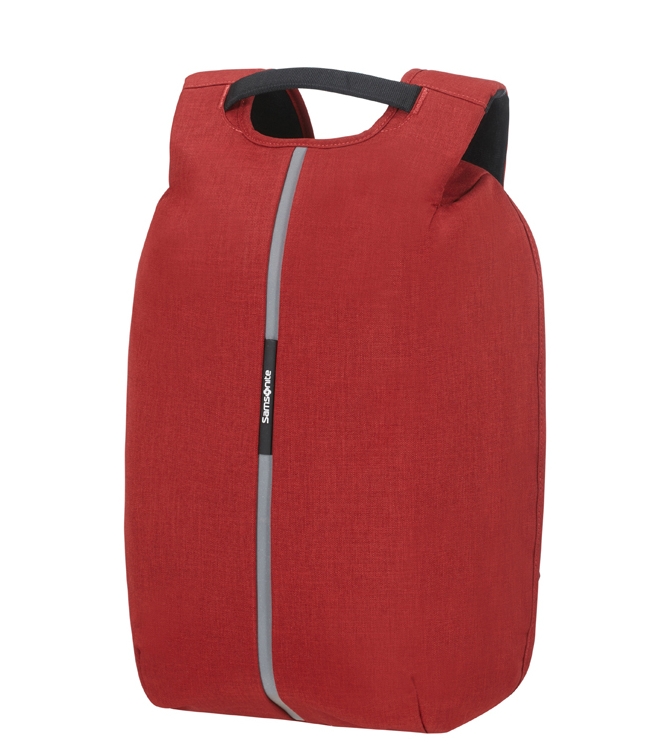 Samsonite rugtas met laptopvak <span>128822 1361 Securipak Laptop Backpack</span> 128822 1361 Securipak Laptop Backpack rood - www.bremmerschoenen.info - Bremmer Schoenen