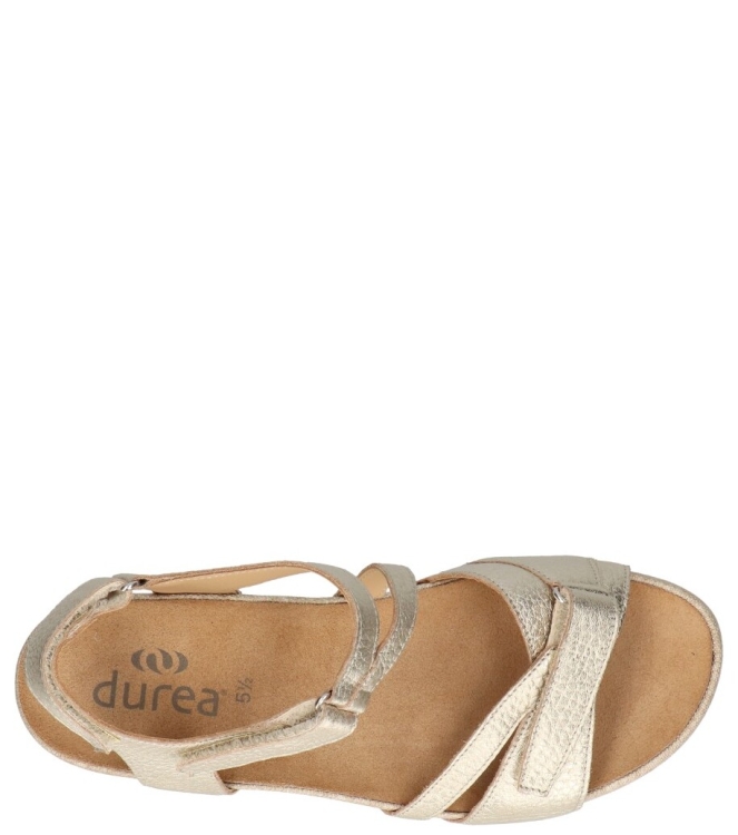 Durea sandaal <span>7421 024 1024</span> 7421 024 1024 goud - www.bremmerschoenen.info - Bremmer Schoenen