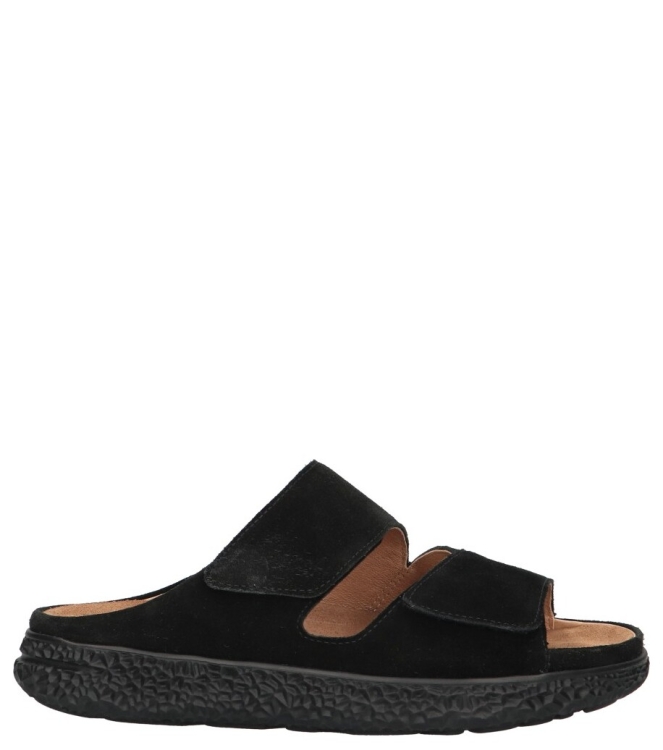 Hartjes slipper <span>122.1221 01/00 Groove</span> 122.1221 01/00 Groove zwart - www.bremmerschoenen.info - Bremmer Schoenen