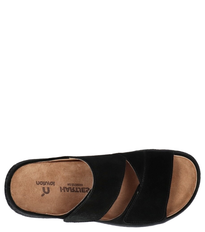 Hartjes slipper <span>122.1221 01/00 Groove</span> 122.1221 01/00 Groove zwart - www.bremmerschoenen.info - Bremmer Schoenen