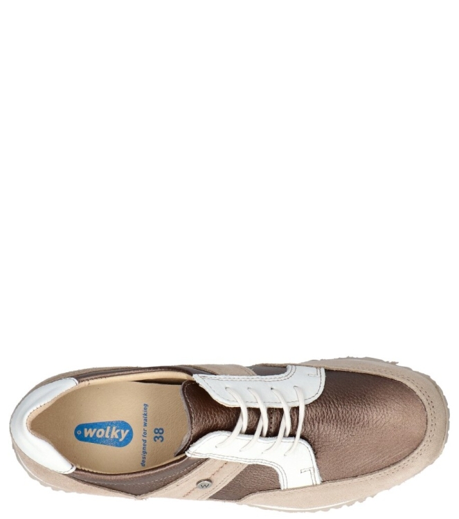 Wolky sneaker <span>0580421 153 E-Walk</span> 0580421 153 E-Walk brons - www.bremmerschoenen.info - Bremmer Schoenen