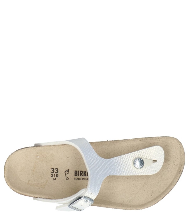 Birkenstock slipper <span>1026847 Gizeh Kids BS</span> 1026847 Gizeh Kids BS wit - www.bremmerschoenen.info - Bremmer Schoenen