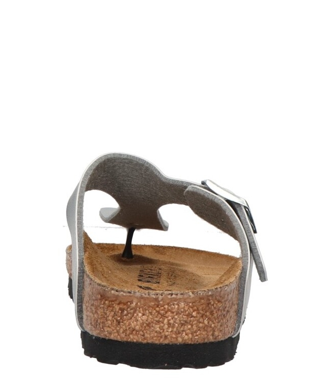 Birkenstock slipper <span>043853 Gizeh</span> 043853 Gizeh zilver - www.bremmerschoenen.info - Bremmer Schoenen