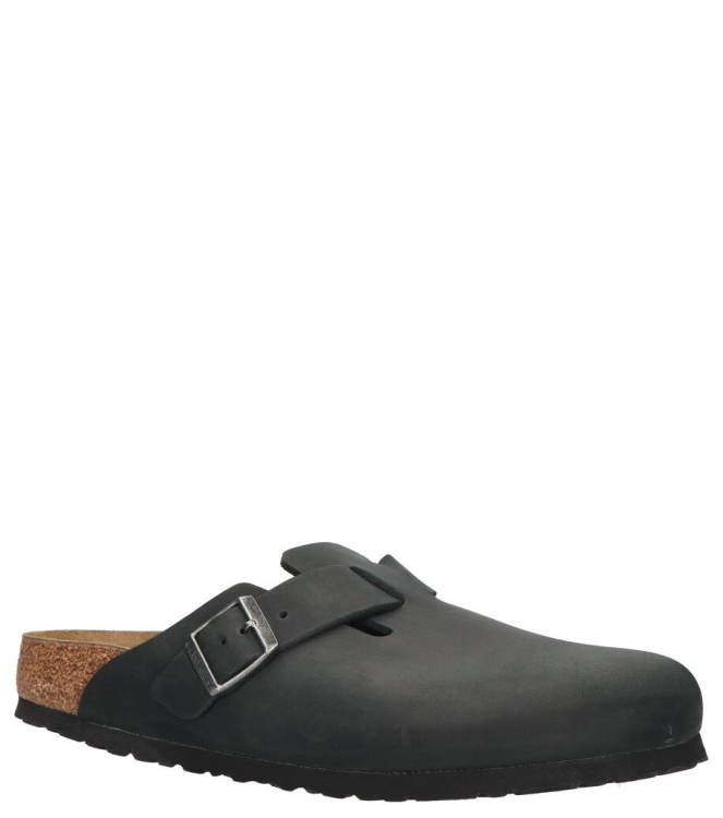 Birkenstock slipper <span>059463 Boston</span> 059463 Boston zwart - www.bremmerschoenen.info - Bremmer Schoenen