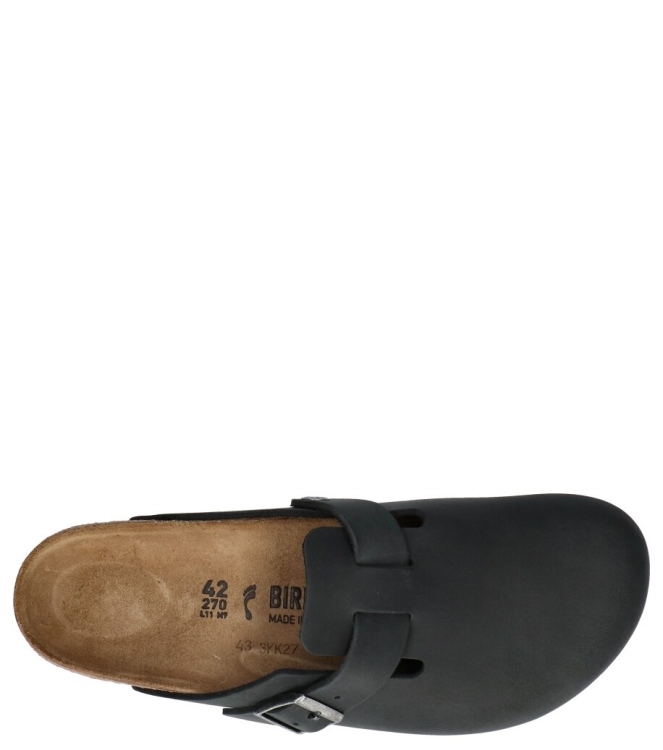 Birkenstock slipper <span>059463 Boston</span> 059463 Boston zwart - www.bremmerschoenen.info - Bremmer Schoenen