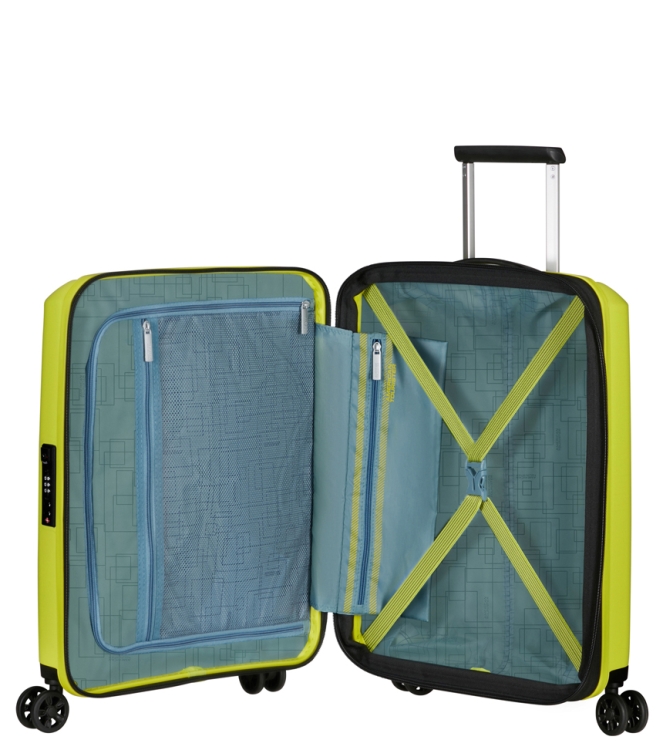 AT Trolley <span>146819 A067 Aerostep Spinner 55</span> 146819 A067 Aerostep Spinner 55 groen - www.bremmerschoenen.info - Bremmer Schoenen