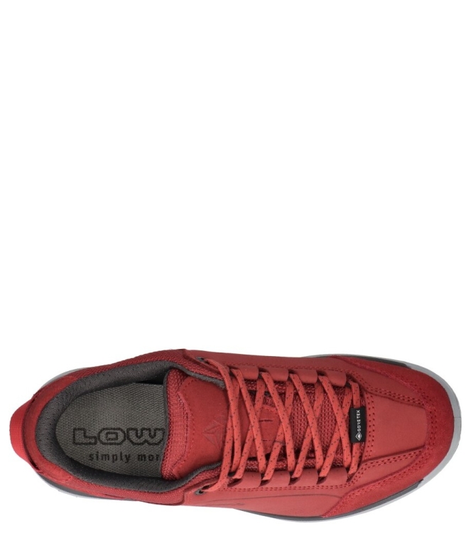 Lowa wandelschoen <span>LM321442-0343 Ascona GTX lo Ws</span> LM321442-0343 Ascona GTX lo Ws rood - www.bremmerschoenen.info - Bremmer Schoenen