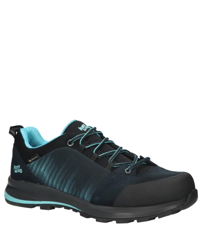 Hanwag Hanwag wandelschoen <span>202101-007518 Klarsby low bunion lady GTX</span> Navy / Sky Hanwag wandelschoen <span>202101-007518 Klarsby low bunion lady GTX</span> 202101-007518 Klarsby low bunion lady GTX blauw - www.bremmerschoenen.info - Bremmer Schoenen