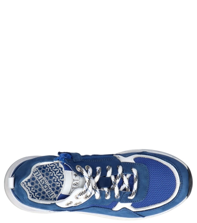 Track style sneaker <span>324340 123 Simon Sharp</span> 324340 123 Simon Sharp blauw - www.bremmerschoenen.info - Bremmer Schoenen