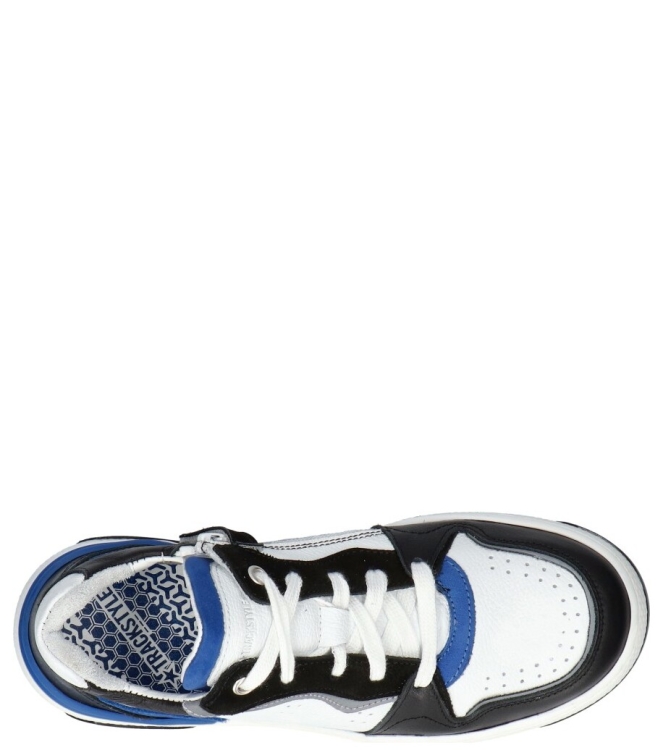 Track style sneaker <span>324360 589 Brent Bond</span> 324360 589 Brent Bond wit - www.bremmerschoenen.info - Bremmer Schoenen