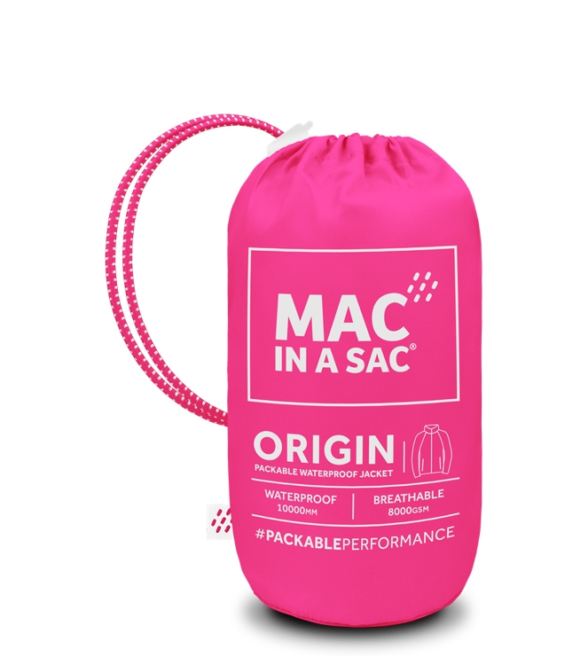 MAC in a sac regenjas <span>Jack Mac Neon Pink</span> Jack Mac Neon Pink rose - www.bremmerschoenen.info - Bremmer Schoenen