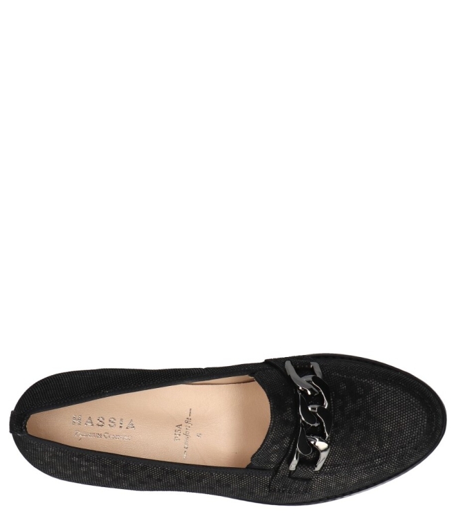Hassia instapper <span>301577 0100 Pisa</span> 301577 0100 Pisa zwart - www.bremmerschoenen.info - Bremmer Schoenen