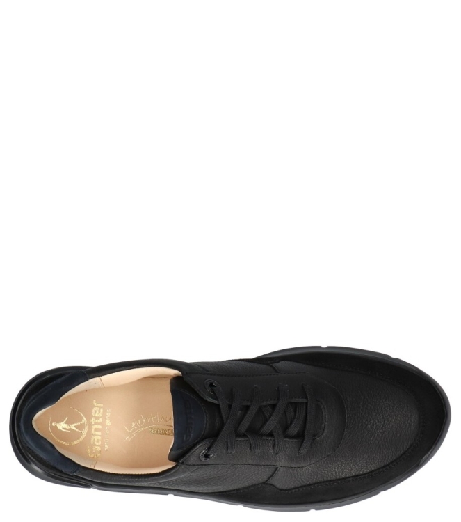 Ganter sneaker <span>251720 0100 George</span> 251720 0100 George zwart - www.bremmerschoenen.info - Bremmer Schoenen