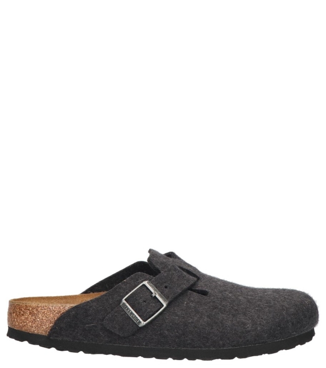 Birkenstock slipper <span>160373 Boston</span> 160373 Boston grijs - www.bremmerschoenen.info - Bremmer Schoenen