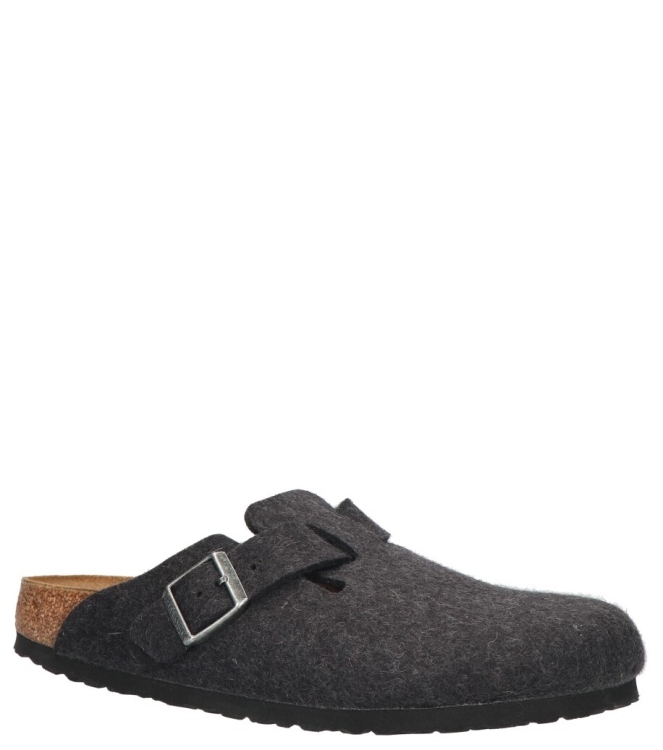 Birkenstock slipper <span>160373 Boston</span> 160373 Boston grijs - www.bremmerschoenen.info - Bremmer Schoenen