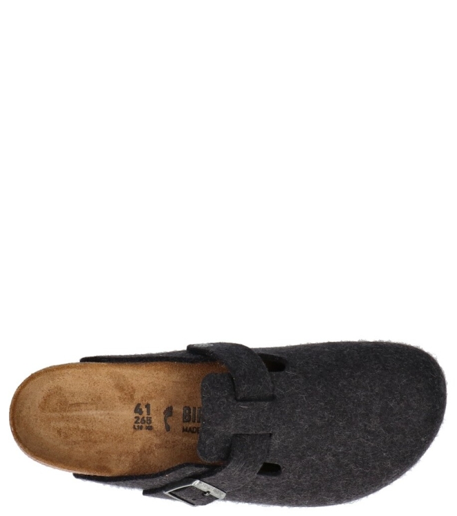 Birkenstock slipper <span>160373 Boston</span> 160373 Boston grijs - www.bremmerschoenen.info - Bremmer Schoenen
