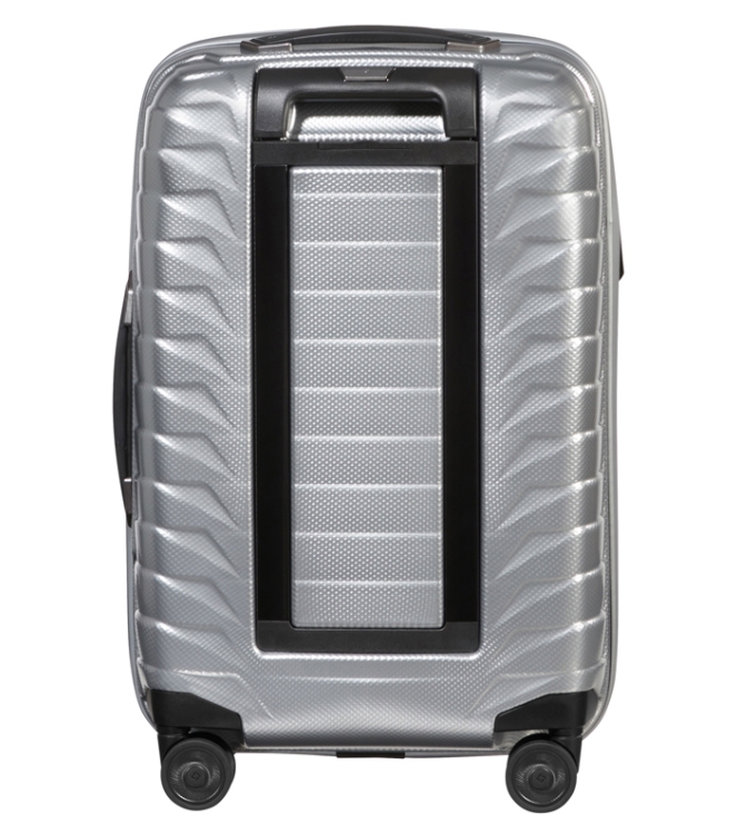 Samsonite trolley <span>140087 1776 Proxis Spinner 55</span> 140087 1776 Proxis Spinner 55 zilver - www.bremmerschoenen.info - Bremmer Schoenen