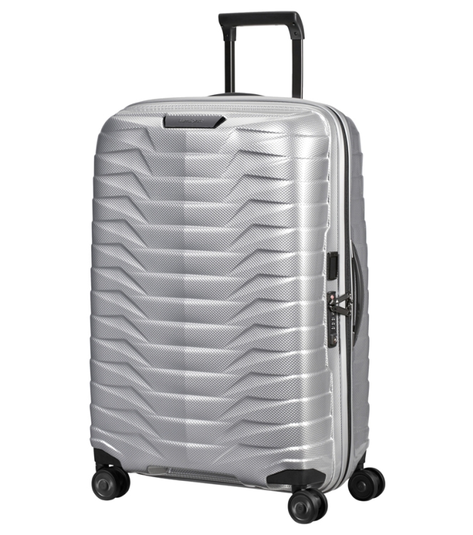 Samsonite koffer <span>126041 1776 Proxis Spinner 69</span> 126041 1776 Proxis Spinner 69 zilver - www.bremmerschoenen.info - Bremmer Schoenen