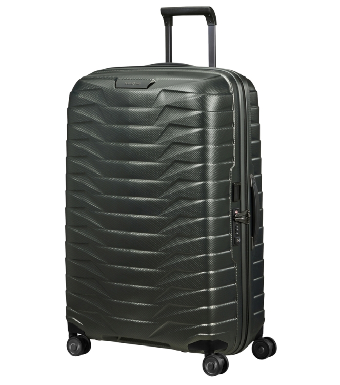 Samsonite koffer <span>126042 9781 Proxis Spinner 75</span> 126042 9781 Proxis Spinner 75 groen - www.bremmerschoenen.info - Bremmer Schoenen