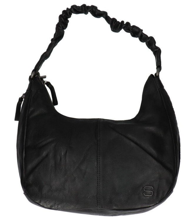 Spikes & Sparrow tas <span>48717000 Black</span> 48717000 Black zwart - www.bremmerschoenen.info - Bremmer Schoenen