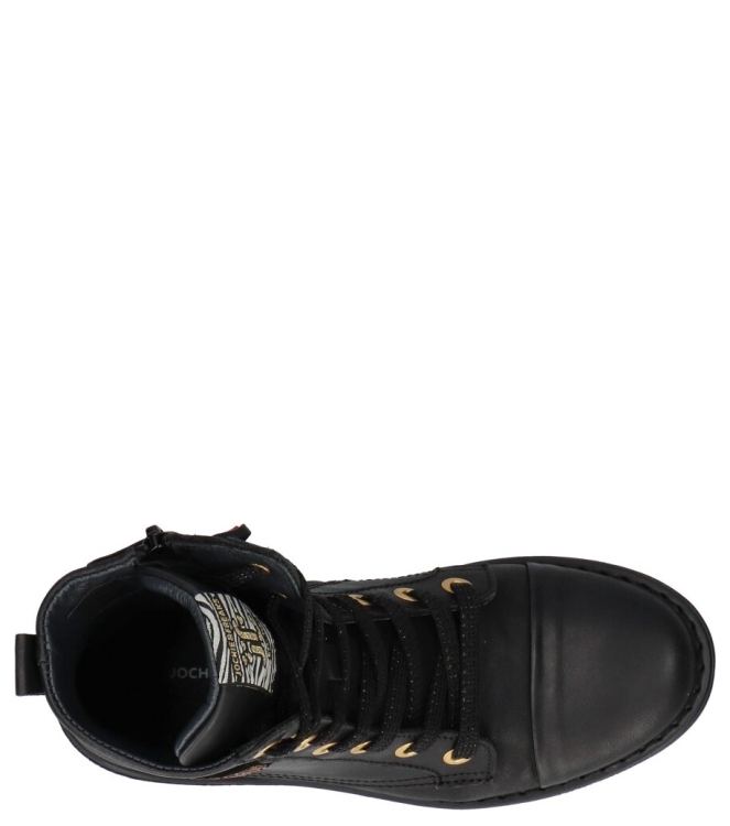 Jochie-Freaks veterboot <span>JF-24788 200 Dana</span> JF-24788 200 Dana zwart - www.bremmerschoenen.info - Bremmer Schoenen