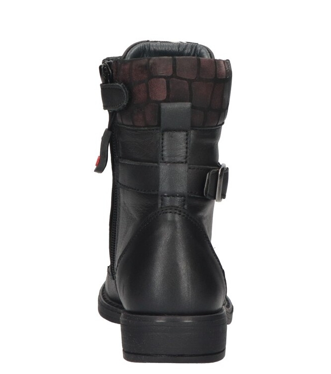 Jochie-Freaks veterboot <span>JF-24586 450 Dalia</span> JF-24586 450 Dalia zwart - www.bremmerschoenen.info - Bremmer Schoenen