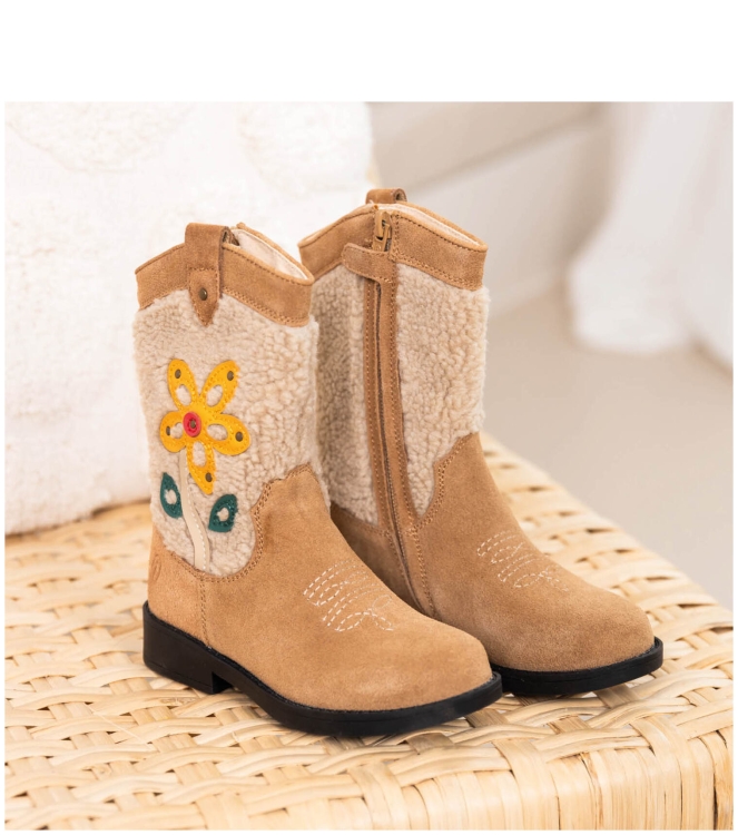 Shoesme laars <span>NW23W006-D</span> NW23W006-D beige - www.bremmerschoenen.info - Bremmer Schoenen
