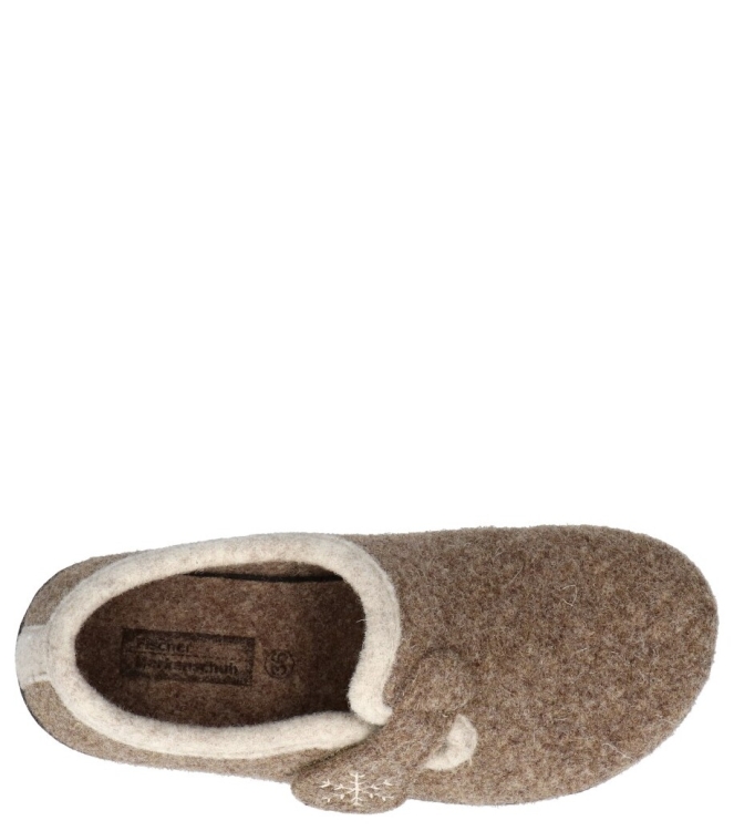 Fischer pantoffel <span>205620 888</span> 205620 888 beige - www.bremmerschoenen.info - Bremmer Schoenen
