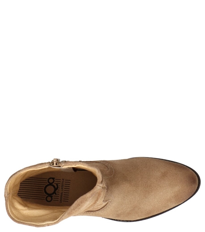 Aqa enkellaars <span>A8662 A49</span> A8662 A49 beige - www.bremmerschoenen.info - Bremmer Schoenen