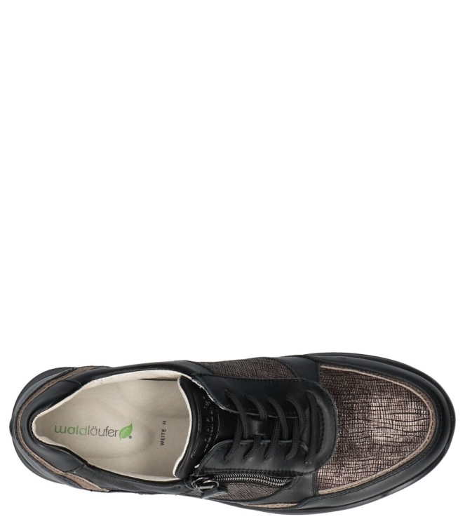 Waldlaufer sneaker <span>755004 310 370 H-Arianna</span> 755004 310 370 H-Arianna zwart - www.bremmerschoenen.info - Bremmer Schoenen