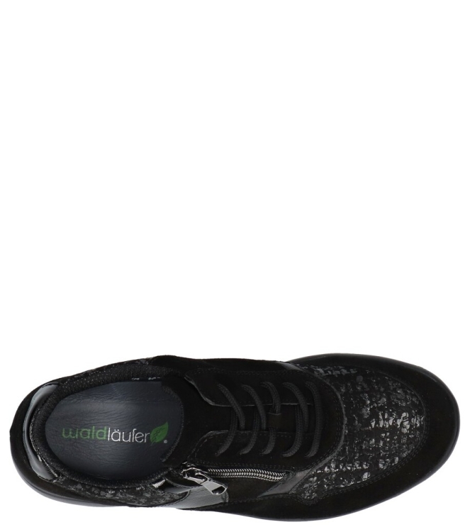 Waldlaufer sneaker <span>668001 402 001 K-Funky</span> 668001 402 001 K-Funky zwart - www.bremmerschoenen.info - Bremmer Schoenen