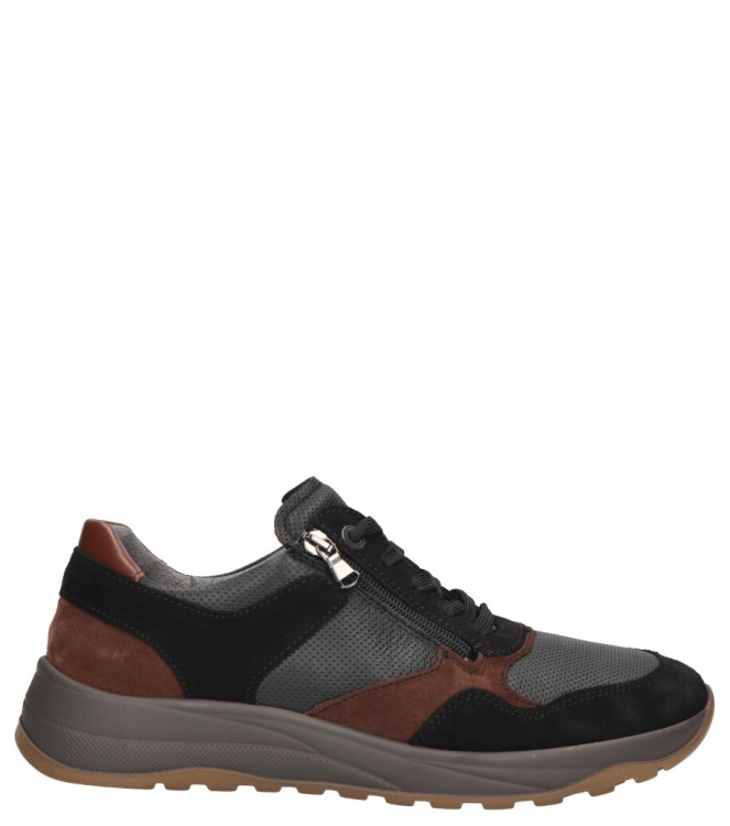 Waldlaufer sneaker <span>662001 400 709 K-John</span> 662001 400 709 K-John zwart - www.bremmerschoenen.info - Bremmer Schoenen