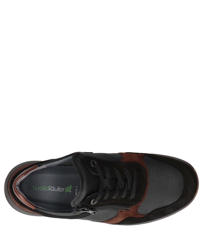 Waldlaufer sneaker <span>662001 400 709 K-John</span> 662001 400 709 K-John zwart - www.bremmerschoenen.info - Bremmer Schoenen